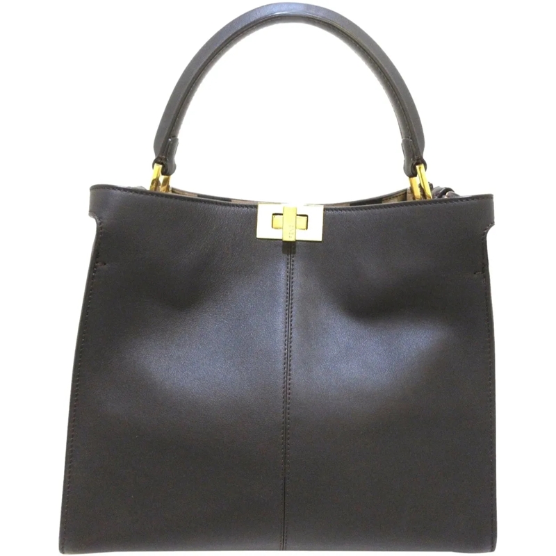 Fendi Schultertasche Peekaboo X Lite Medium schwarz