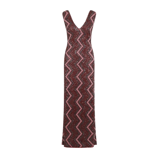 Missoni  Red Sleeveless Long Dress Red