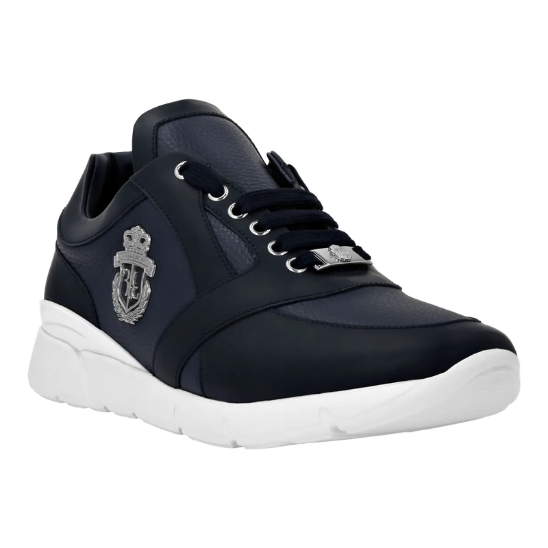 BILLIONAIRE Low-Top-Sneaker Läufer Crest dunkel-blau
