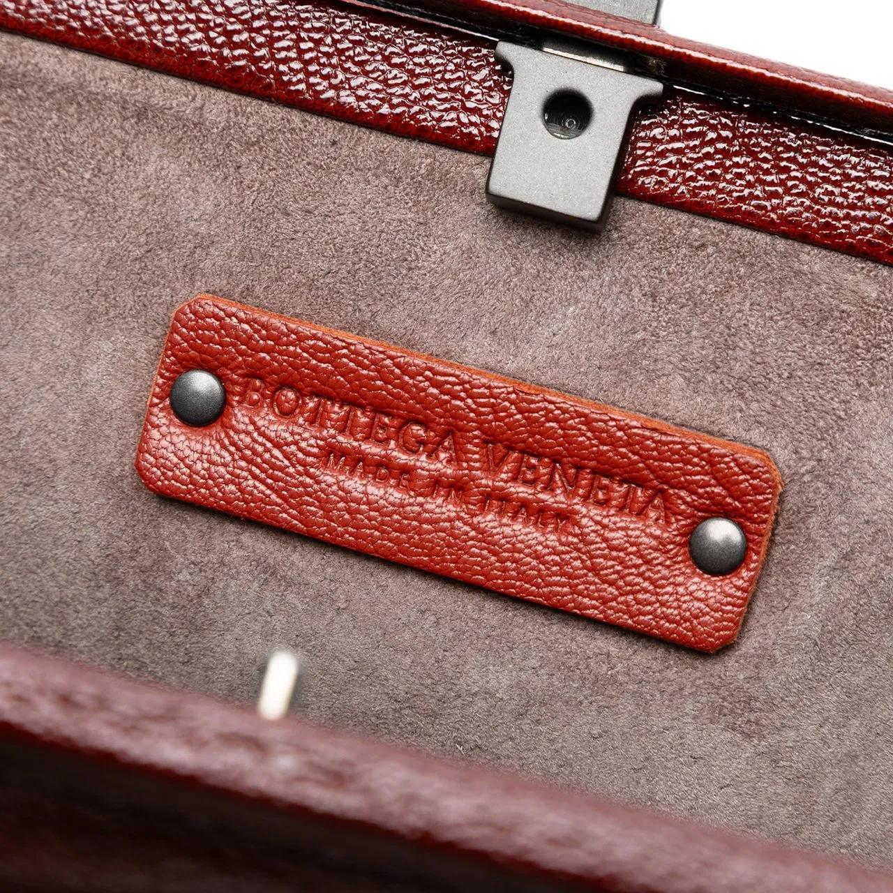 Thumbnail - Bottega Veneta Crossbody Bags - Leather Doctor Frame Handbag - Gr. unisize - in Rot - für Damen