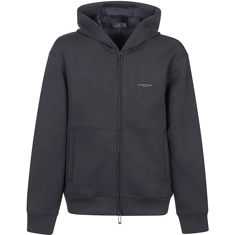Emporio Armani  Full Zip Sweatshirt Blue blau