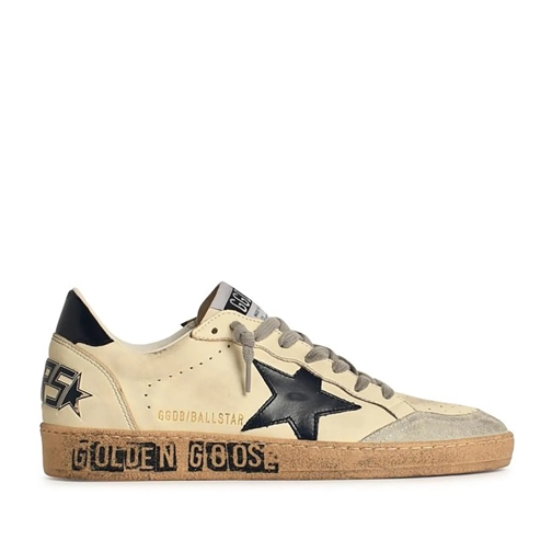 Golden Goose Low-Top Sneaker 'Ball Star' Leather Sneakers Neutrals