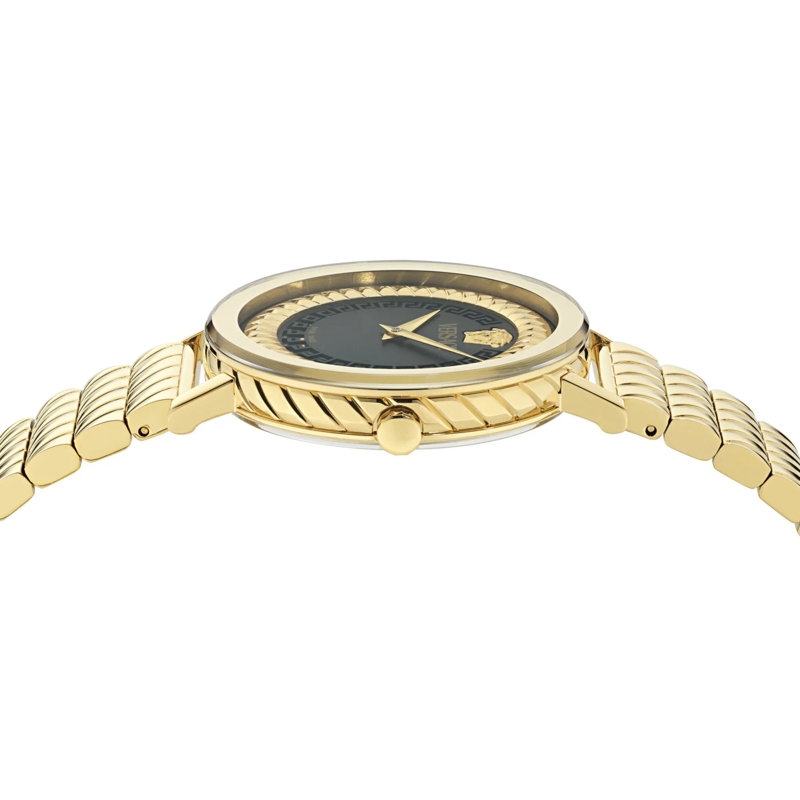 Versace Quarzuhr Quarz-Analoguhr Versace Delphinus gelb(Image 2)