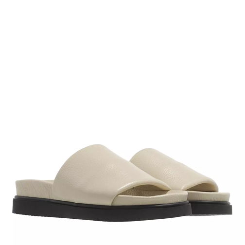 By Malene Birger Leather Sandals Female Wood Claquette