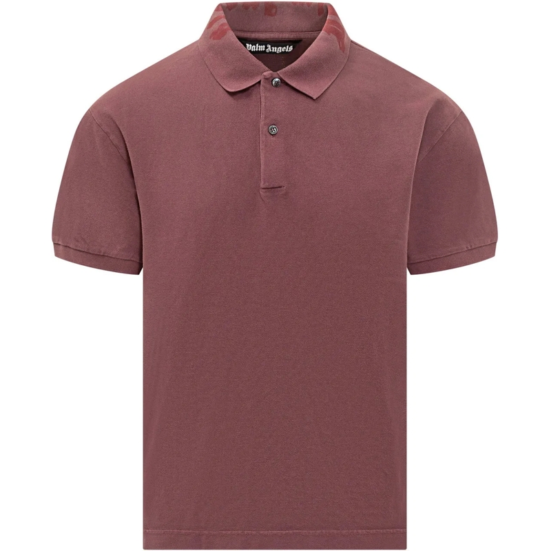 Palm Angels Polo Palm Angels Polo Con Logo Spray braun