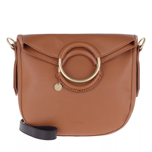 See By Chloé Hana Shoulder Bag Leather Caramel Rymlig shoppingväska