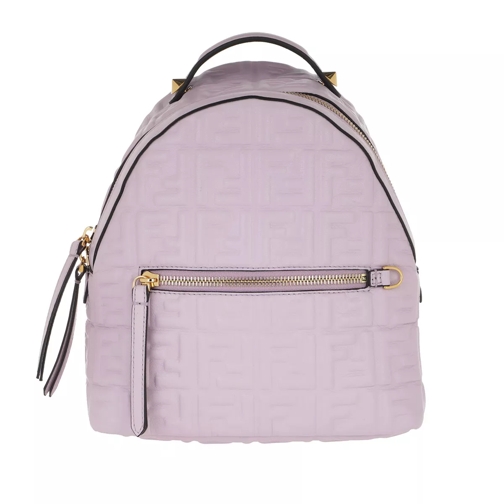 Fendi FF Monogramme Backpack Lilac Rucksack