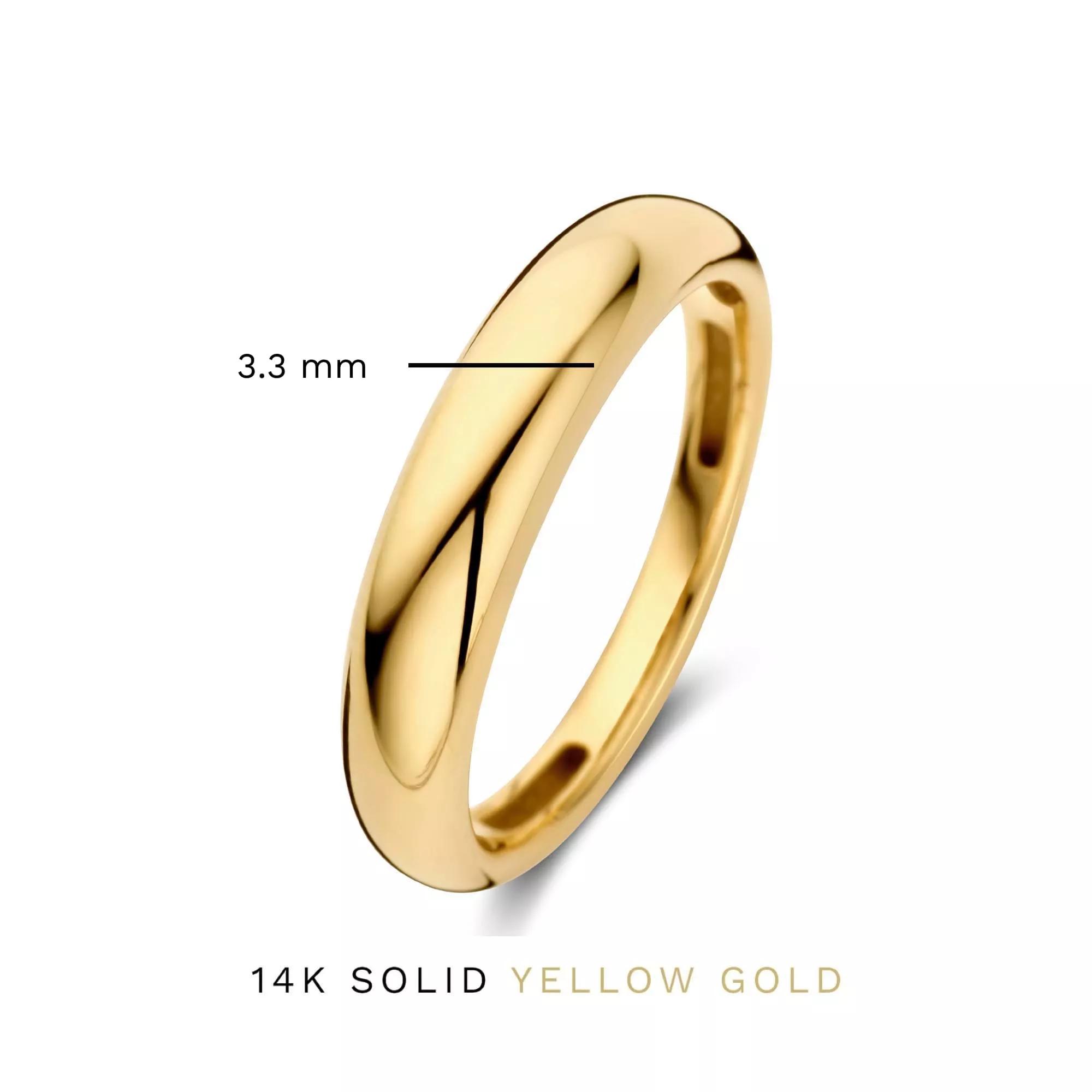 Thumbnail - Isabel Bernard Ring - Rivoli Maryn 585 Gold Ring - Gr. 58 - in Gold - für Damen