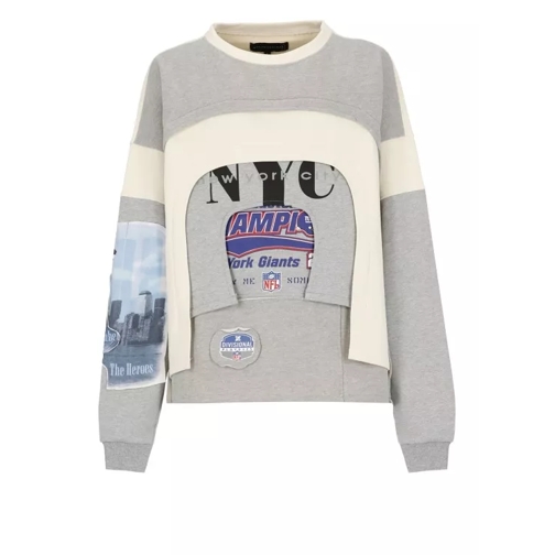 Who Decides War Arched Collage Sweater Grey 