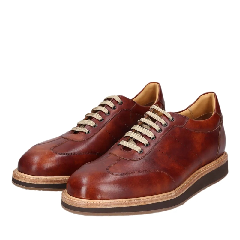 Heinrich Dinkelacker Low-Top-Sneaker Sneaker London Sneaker TC mittel-braun(Image 3)