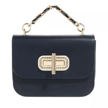 Tommy Hilfiger Hero Turnlock Mini Crossover Space Blue Crossbody Bag