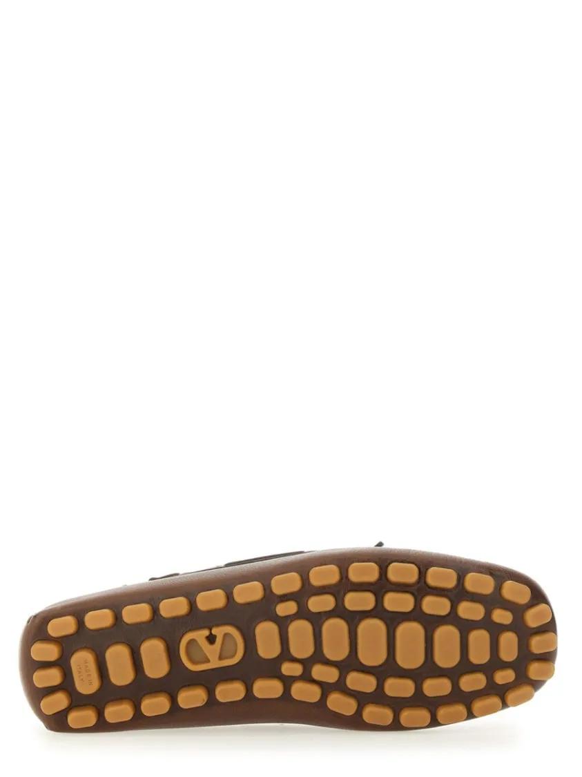 Thumbnail - Valentino Garavani Loafer - "Vlogo Signature" Moccasin - Gr. 41 (EU) - in Braun - für Damen