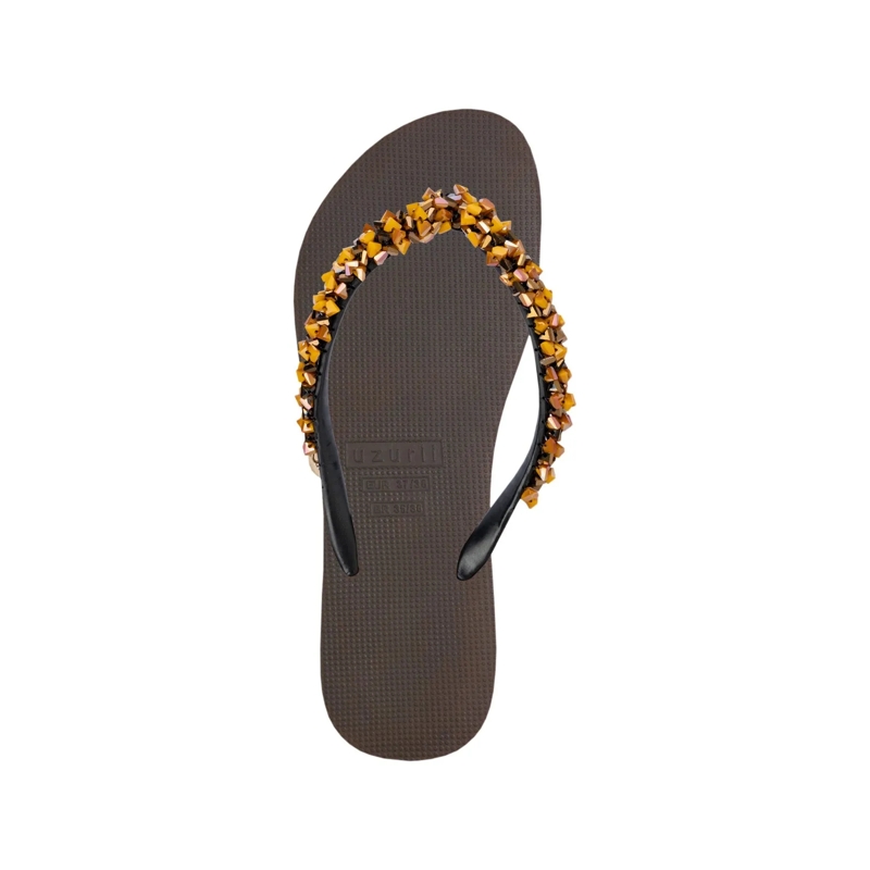 UZURII Flip Flops Zehentrenner Honey mocca