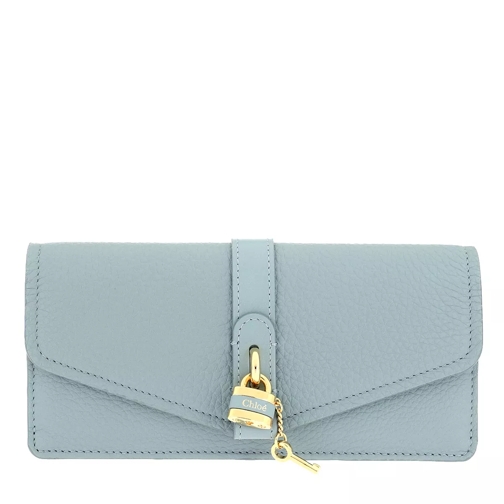 Chloé Aby Wallet Long Faded Blue Portafoglio continental