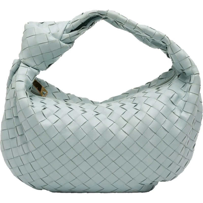 Bottega Veneta Schultertasche Teen Nappa Intrecciato Jodie blau