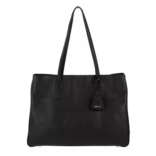 Abro Adria Tote Black/Nickel Shopping Bag