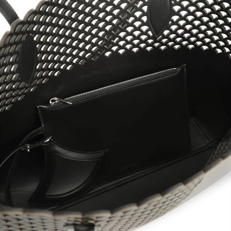 sergio rossi Shoppers & Totes Sr Mermaid Tote in zwart