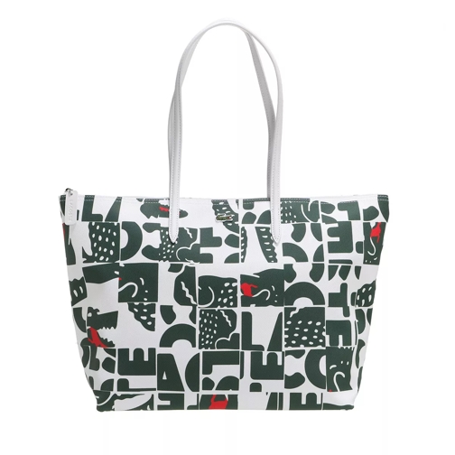 Lacoste L Shopping Bag Allover Print Croco Carre Shopper