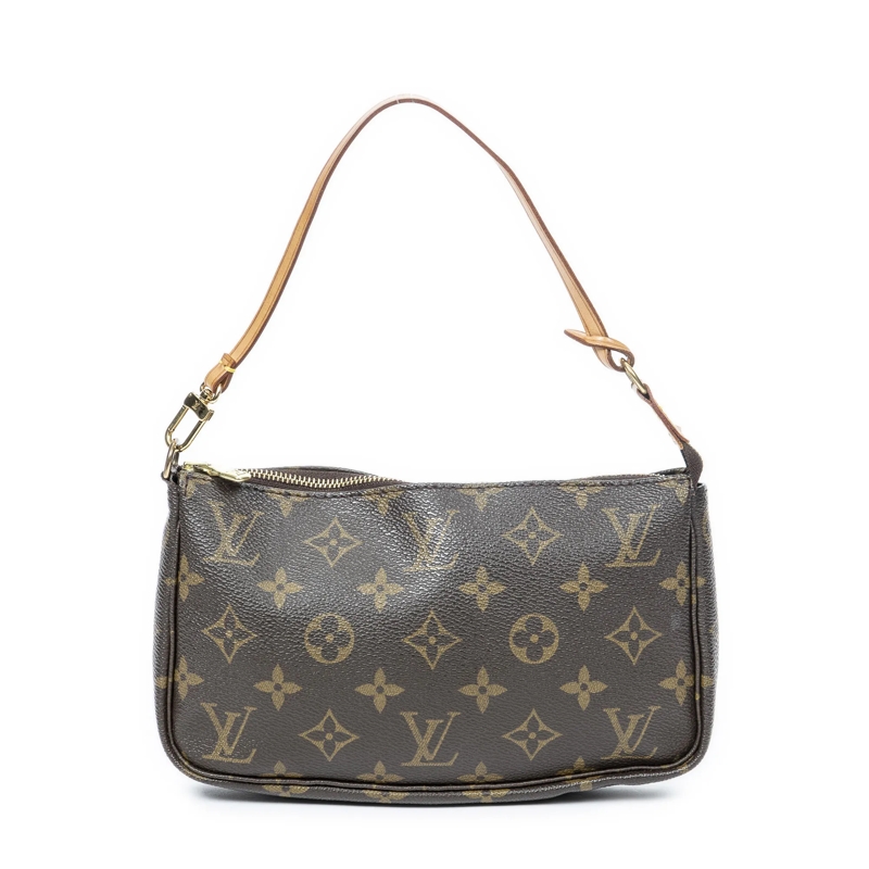 Louis Vuitton Crossbody Bag Accessory Pouch braun