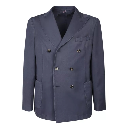 Dell'oglio Double-Breasted Jacket Blue 