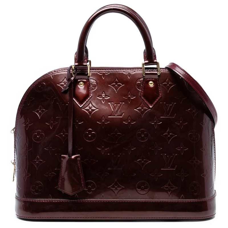 Louis Vuitton Fourre-tout Monogram Vernis Alma PM rot