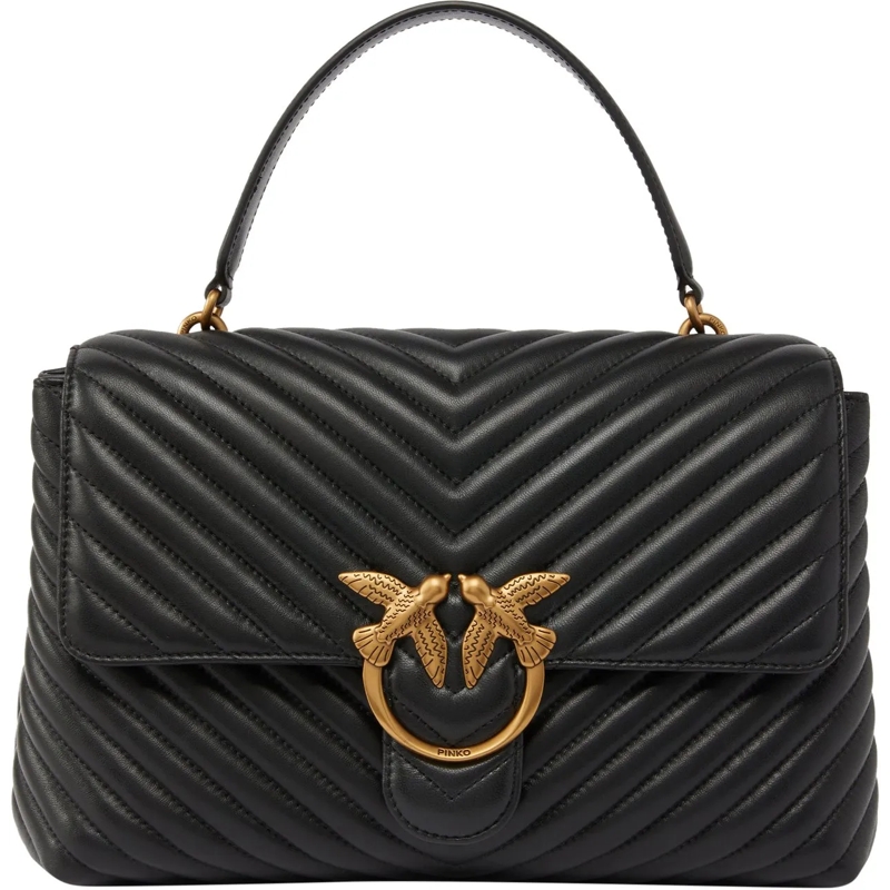 Pinko Tote Classic Love Big Bag schwarz