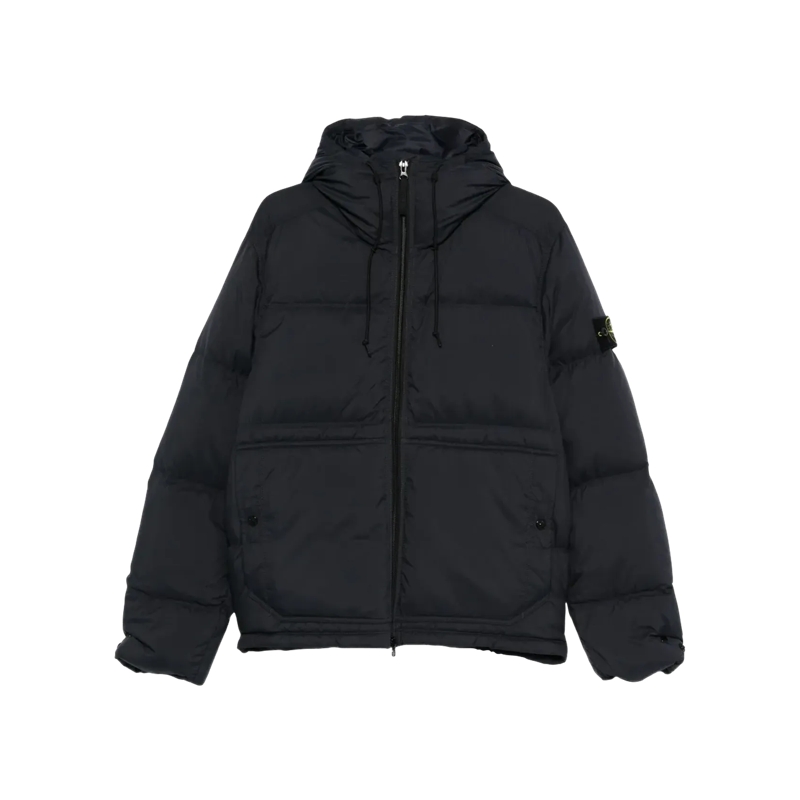 Stone Island Parka Gesteppte Kapuzenjacke A0029 A0029 black