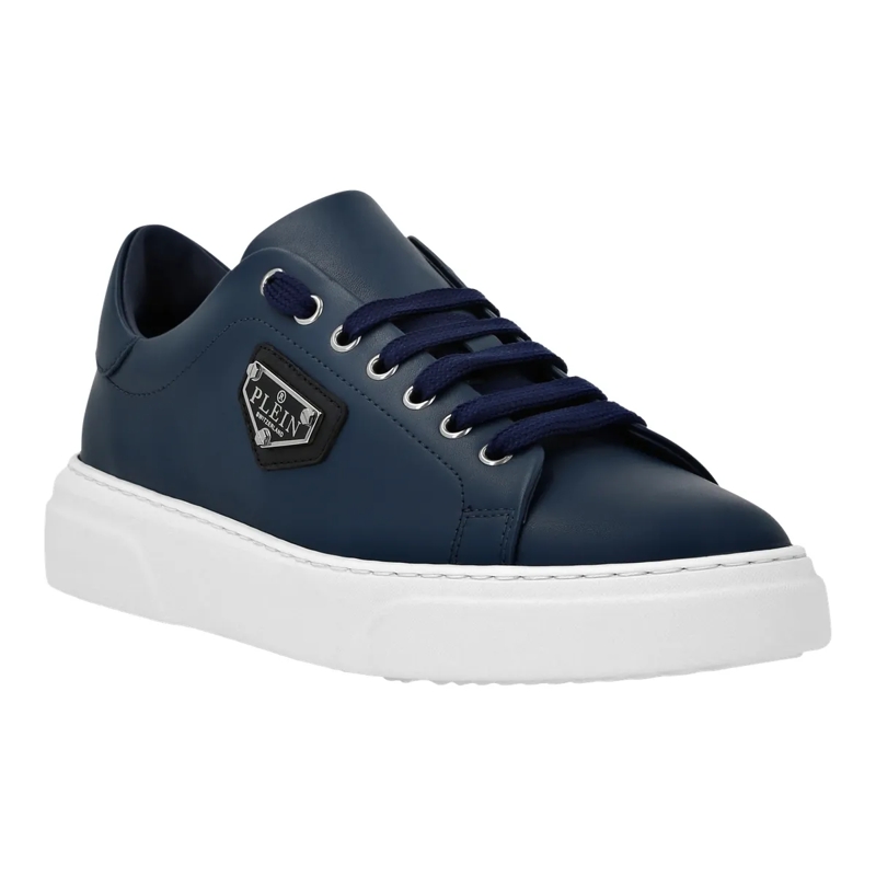 Philipp Plein Low-Top-Sneaker Sneaker Iconic Plein dunkel-blau