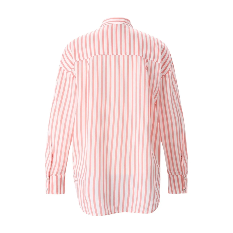 Bella Dahl Bluse Gestreifte Hemdbluse pink(Image 2)