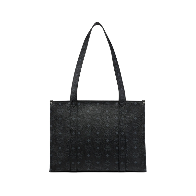 MCM Tote Aren Vi Tote Lrg Bk Black(Image 4)