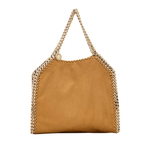 Stella McCartney Draagtas Gold Shaggy Texture Mini Tote Bag Brown