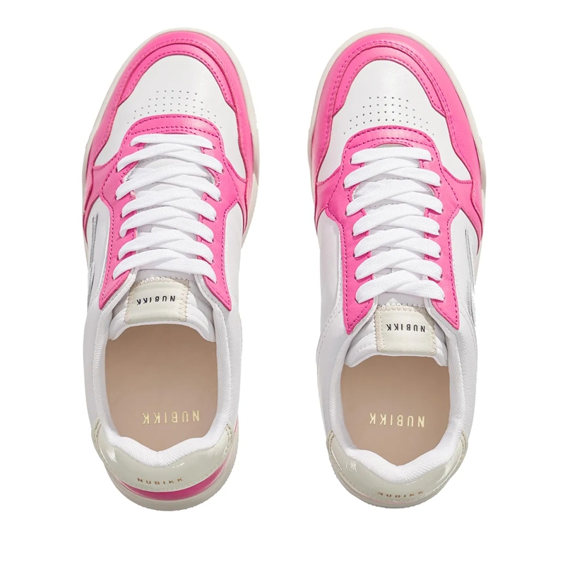 Nubikk Low-Top-Sneaker Blueberry Pulse (L) White Leather Pink(Image 5)