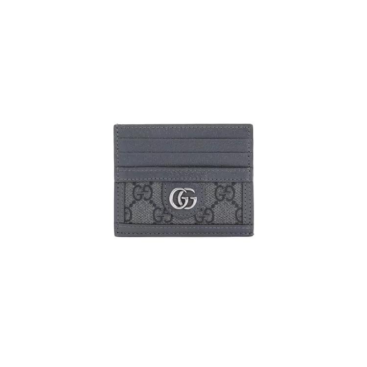 Gucci Portemonnaies - Gg Supreme Card Case - Gr. unisize - in Beige - für Damen