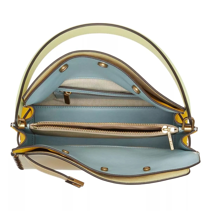 Tory Burch Small Lee Radziwill Whipstitch Double Bag Pancake Tote