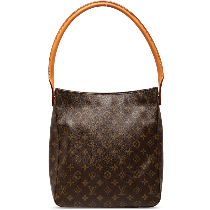Louis Vuitton Schultertasche Monogram Looping GM braun
