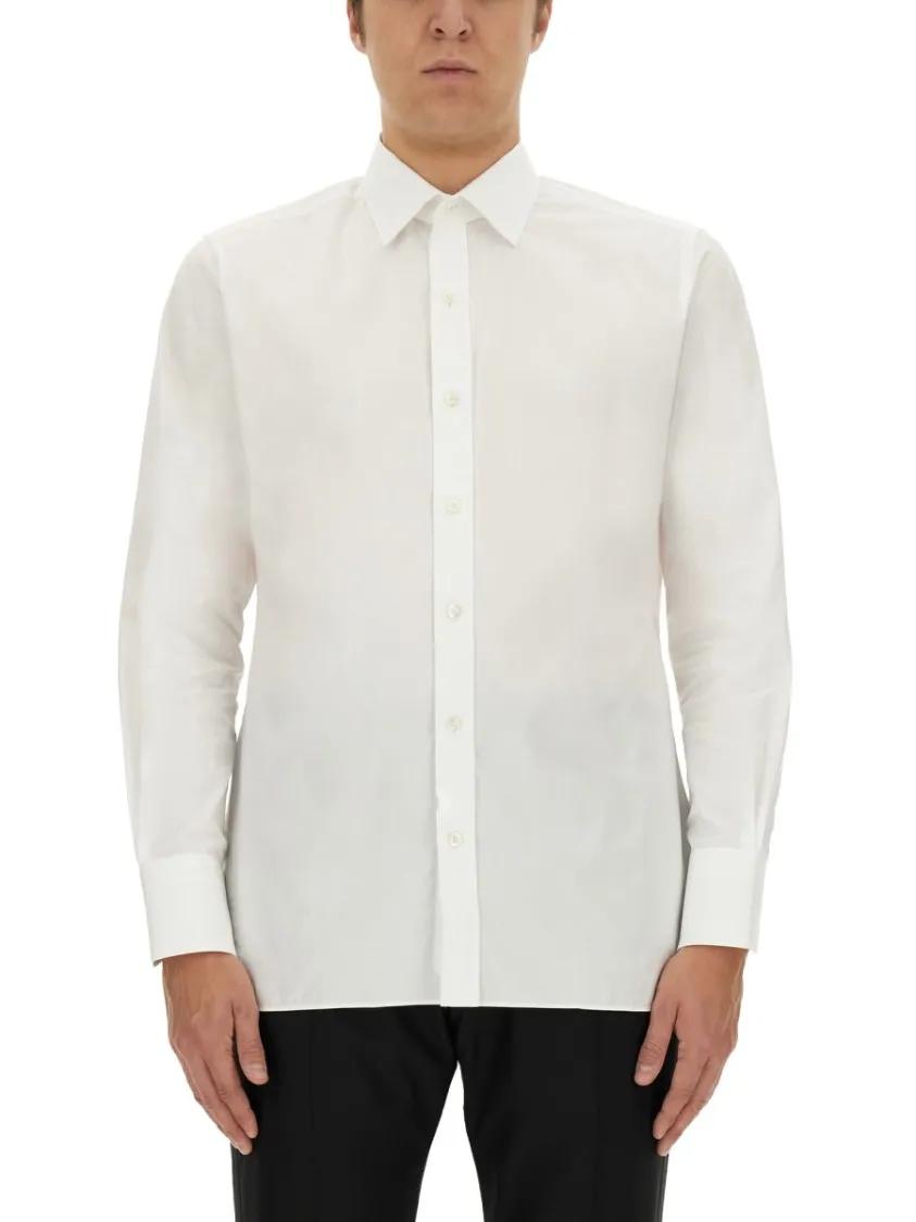 Thumbnail - Tom Ford - Slim Fit Shirt - Größe 41 - weiß