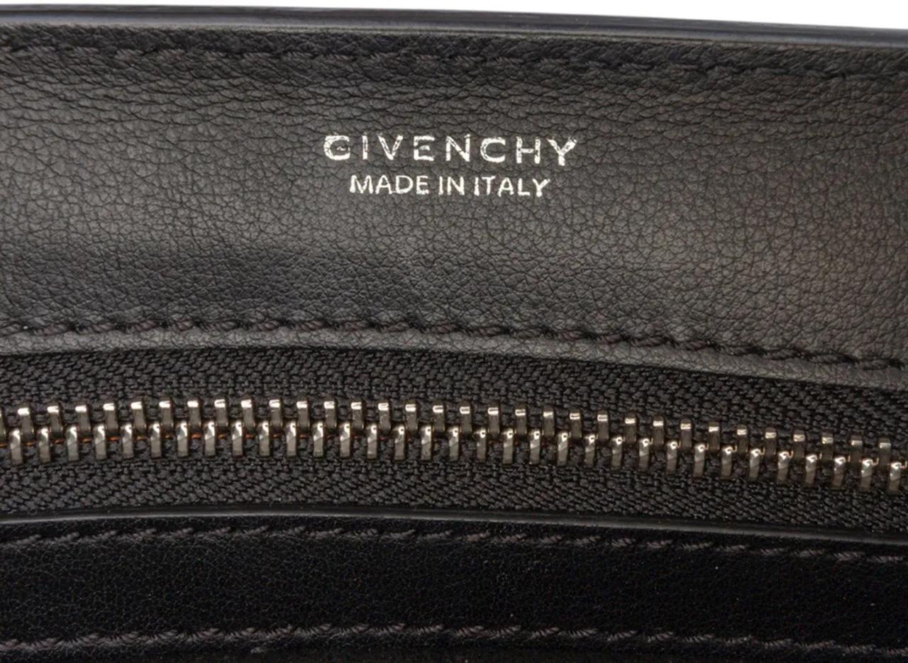 Thumbnail - Givenchy Hobo Bags - Croc Embossed Calfskin Obsedia Satchel - Gr. unisize - in Schwarz - für Damen