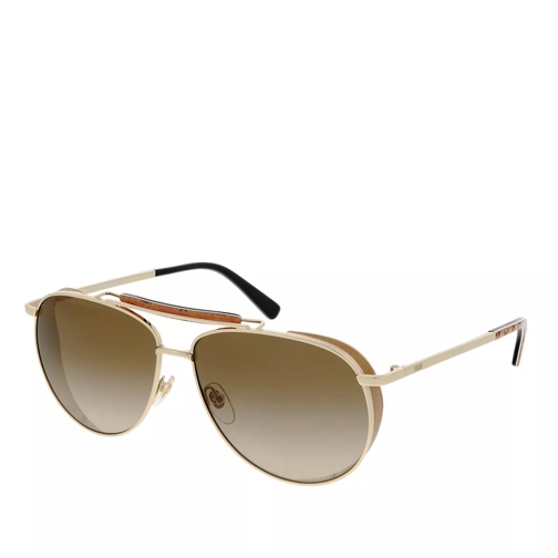 MCM MCM119S Shiny Gold/Brown Sunglasses