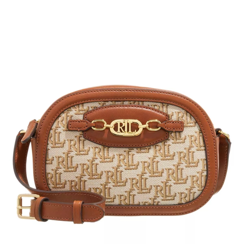 Lauren Ralph Lauren Crossbody Bag Jordynn Crossbody Medium Khaki Lauren Tan