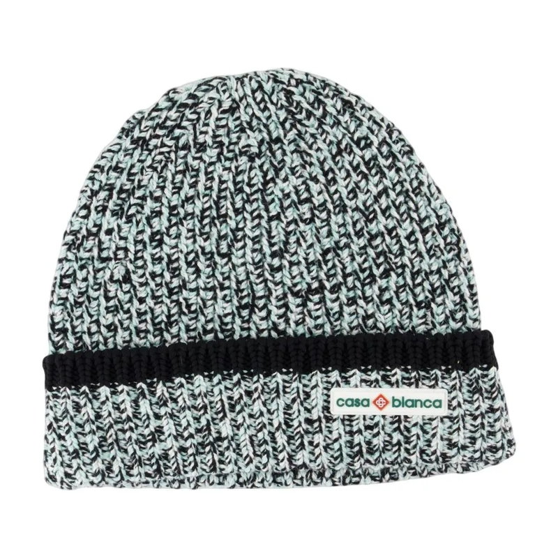 Casablanca Chapeau Mouline Beanie - Wool - Multi Grey