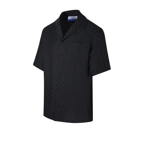 Off-White Hemden Off Ao Jacq Silkcot Holiday Shirt Black (Image 2)