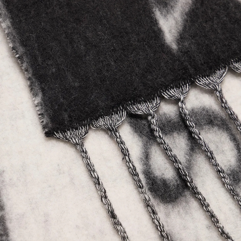 Kate Spade New York Wollschal Kate Spade New York Logo Scarf Black / Cream(Image 4)