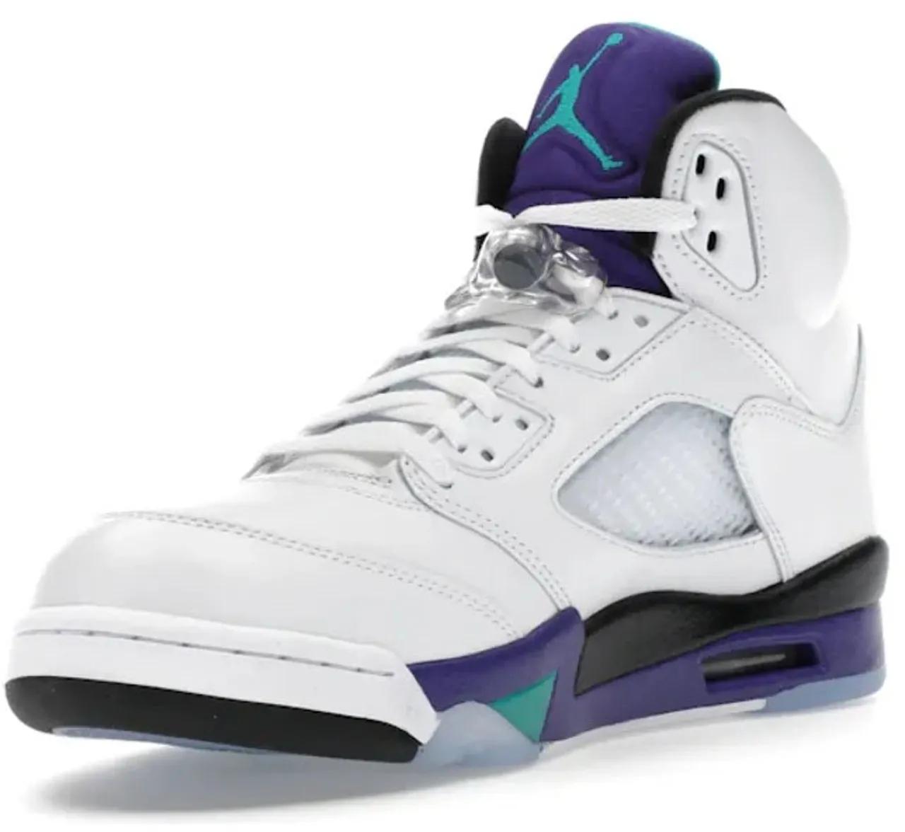 Thumbnail - Nike Low-Top Sneaker - Jordan 5 Retro Grape (2025) - Gr. 45 (EU) - in Weiß - für Damen