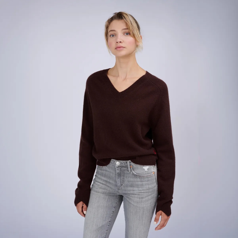 True Religion  - Lamgarm- Gerader Schnitt- Rippbünchen an den Ä braun(Image 6)