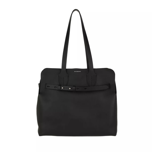 Burberry Medium Belt Bag Leather Black Rymlig shoppingväska