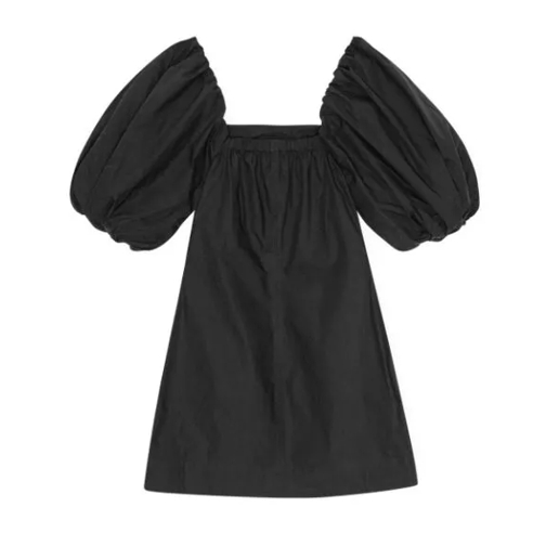 GANNI Mini Dress 099 black 