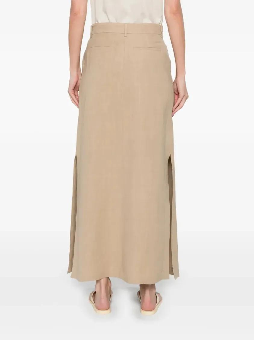 スカート Antonelli Beige Iglesias Maxi Skirt Antonelli Beige Iglesias Maxi Skirt Neutrals | Minirokken