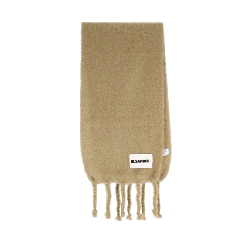 Jil Sander Écharpe légère Mohair And Wool Scarf – Beige Neutrals