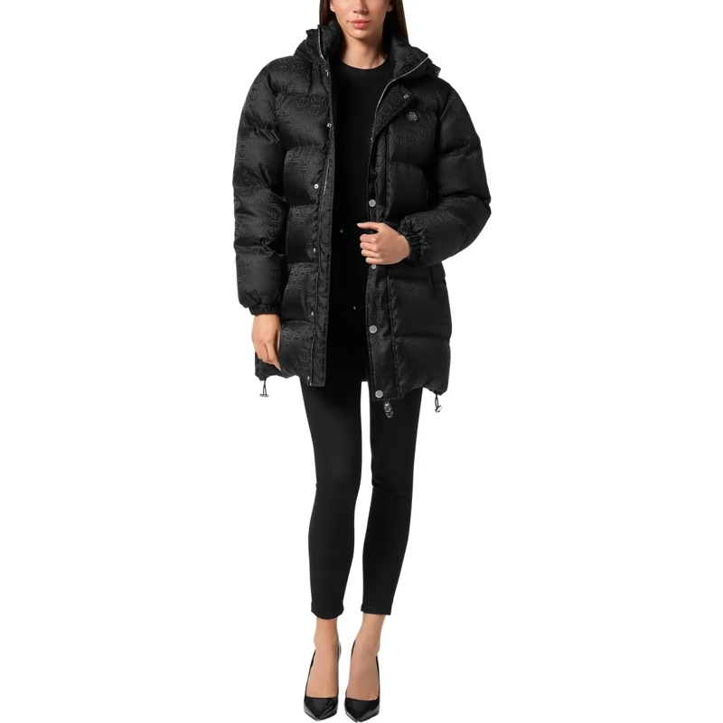Philipp Plein Daunenjacke Daunenjacke Monogram schwarz(Image 4)
