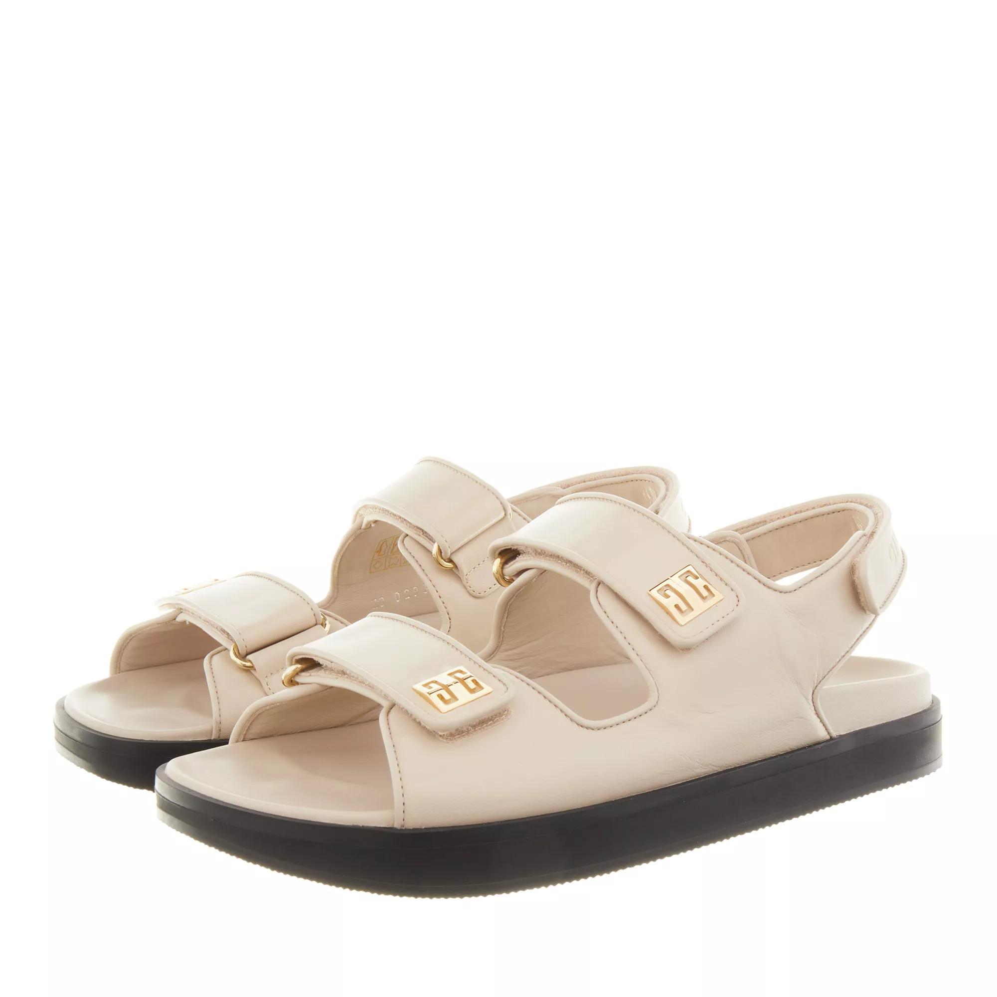 Givenchy Sandalen & Sandaletten - 4G Strap Flat Sandals - Gr. 36 (EU) - in Beige - für Damen